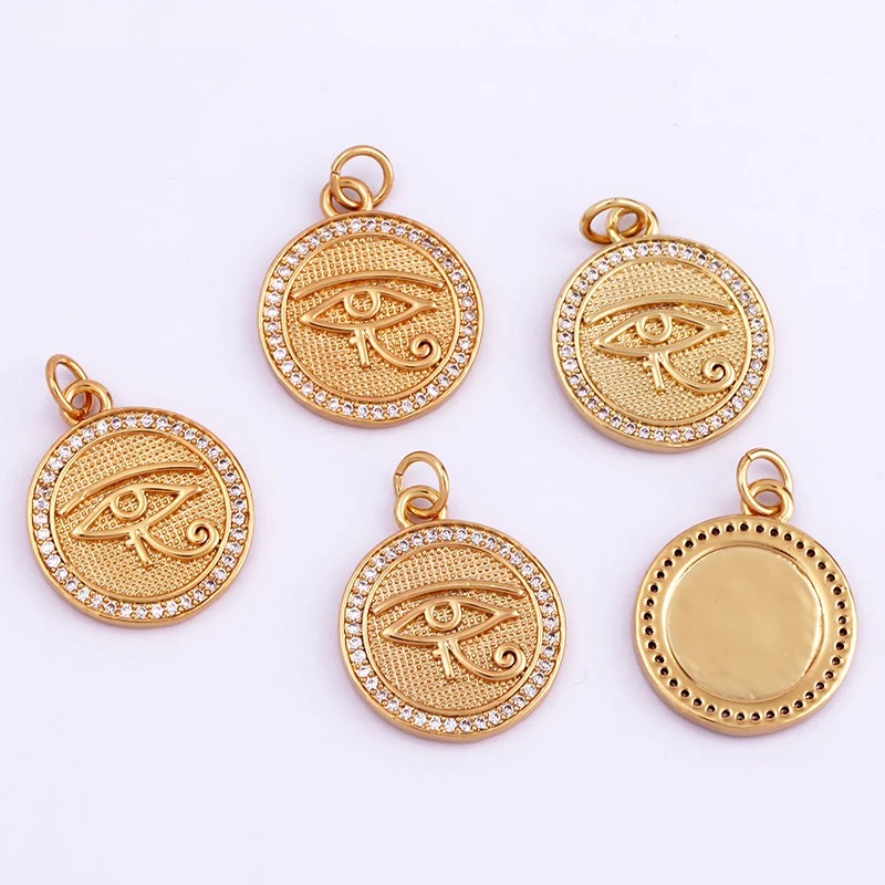 Dandelion Earth Star Heart Hand Cubic Zirconia CZ Paved Charm, 18K Real Gold Plated Colour , Craft Jewelry Supplies L87