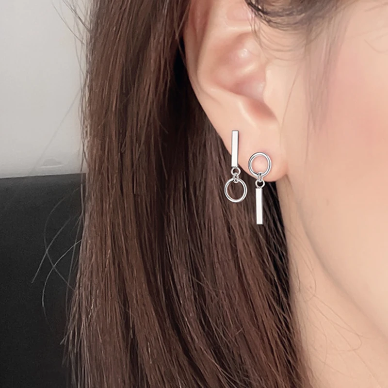 Minimalist Long Tassel Drop Earrings For Women Gold Color Geometric Water Drop Hanging Ear Line Party Jewelry Pendientes
