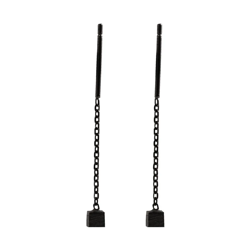 Minimalist Long Tassel Drop Earrings For Women Gold Color Geometric Water Drop Hanging Ear Line Party Jewelry Pendientes