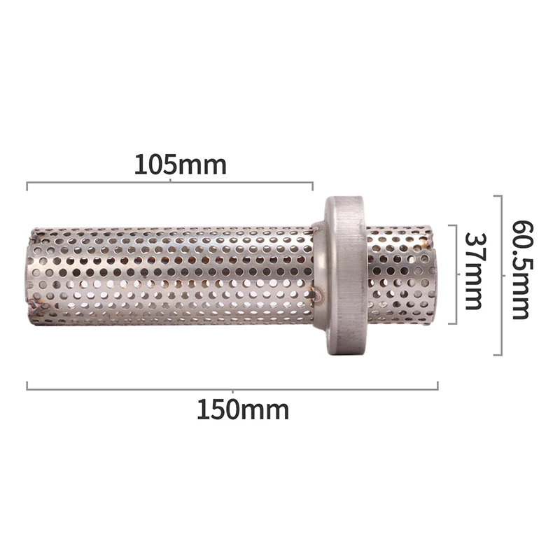 51mm / 61mm Universal Motorcycle Exhaust Silencer Delete Noise Sound Eliminator Reduce Noise Muffler Removable DB Killer