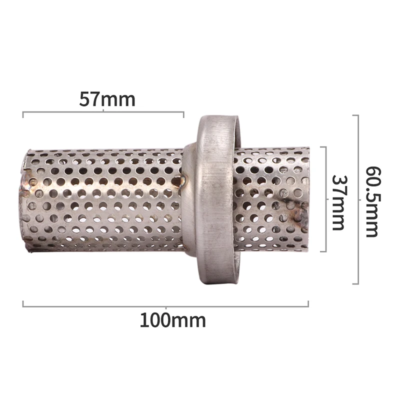 51mm / 61mm Universal Motorcycle Exhaust Silencer Delete Noise Sound Eliminator Reduce Noise Muffler Removable DB Killer