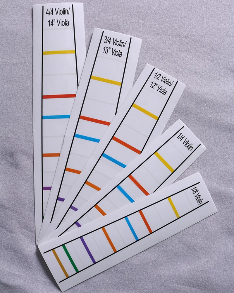 USA Low Tax 1pc 4/4-1/8 Fingerboard Sticker Violin/Viola Pitch Position Sticker No Glue Finger Position Sticker Practice