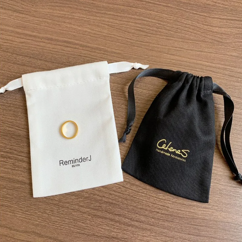Higher Quality Cotton Gift Bags 5x7cm(2"x2.75") 7x9cm 11x14cm 15x20cm(6x8in) Makeup Drawstring Pouches