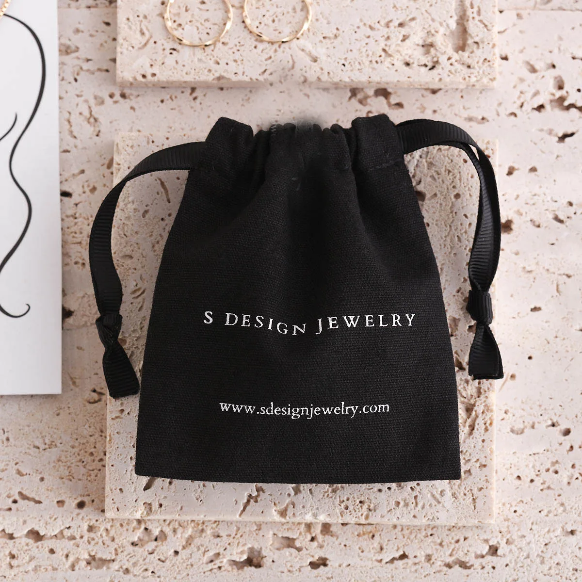 Higher Quality Cotton Gift Bags 5x7cm(2"x2.75") 7x9cm 11x14cm 15x20cm(6x8in) Makeup Drawstring Pouches