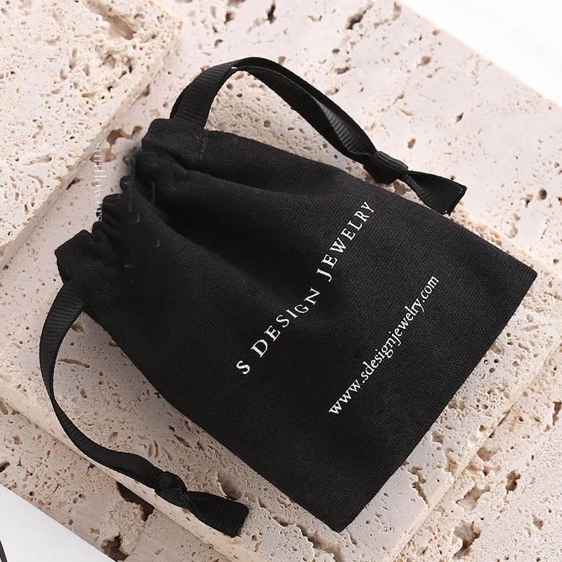 Higher Quality Cotton Gift Bags 5x7cm(2"x2.75") 7x9cm 11x14cm 15x20cm(6x8in) Makeup Drawstring Pouches