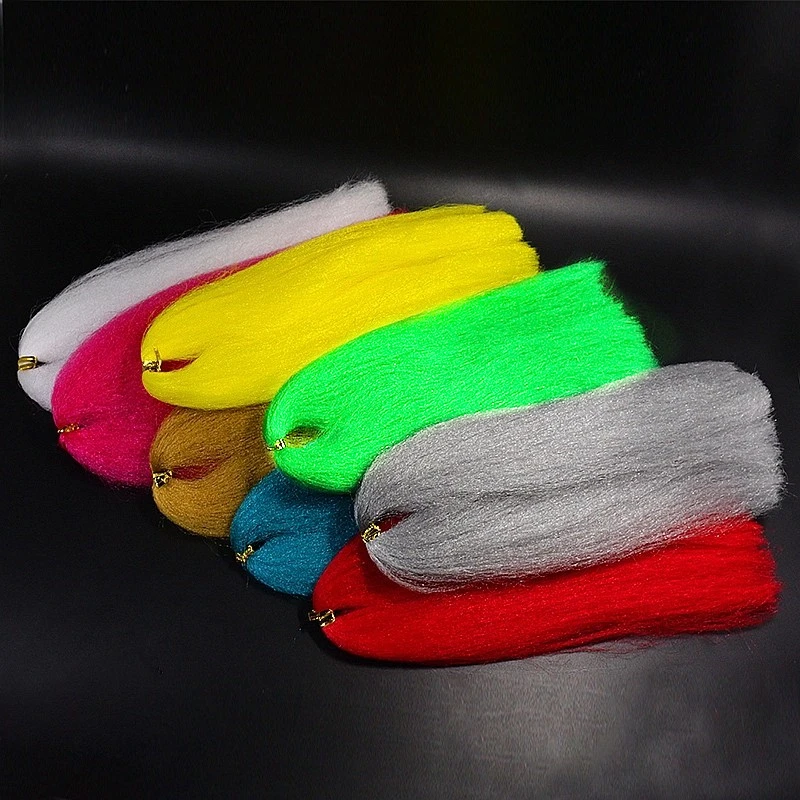 Well Combed EP Silky Fiber Durable Streamers Fly Tying Materials Versatile Soft Fibers & Hairs for Bass Trout Fishing Flies