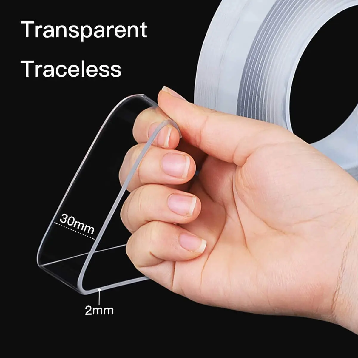 Ultra-strong Double Sided Adhesive Tape Transparent Nano Strong Waterproof Silicone Monster Tape
