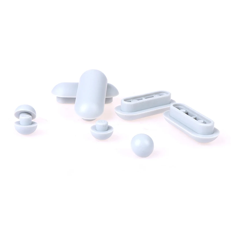 4pcs/lot Plastic Antislip Gasket Toilet Seat Cushion Pads Cover Bumper Bathroom Lifter Kits