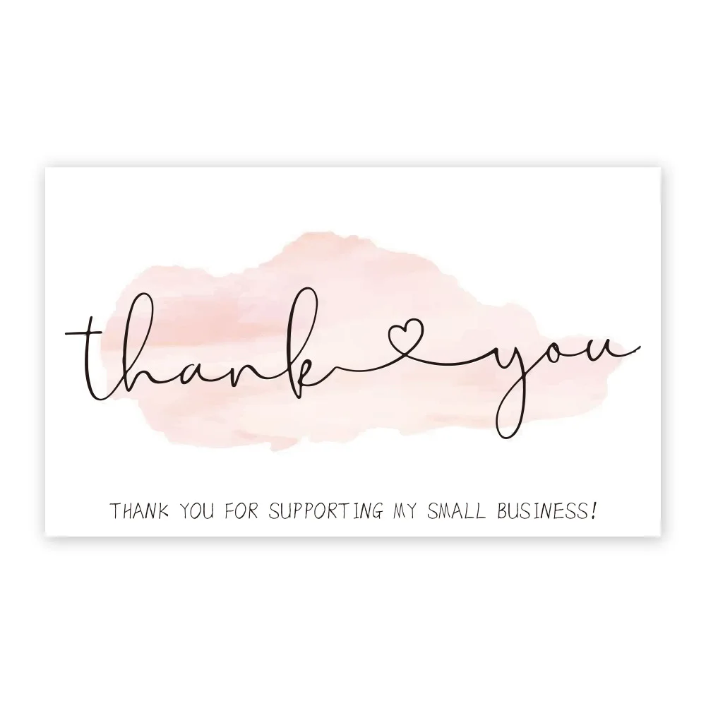 10-30Pcs Thank You Card Party Gift Shopping Purchase Thanks Greeting Cards Appreciation Card For Sellers