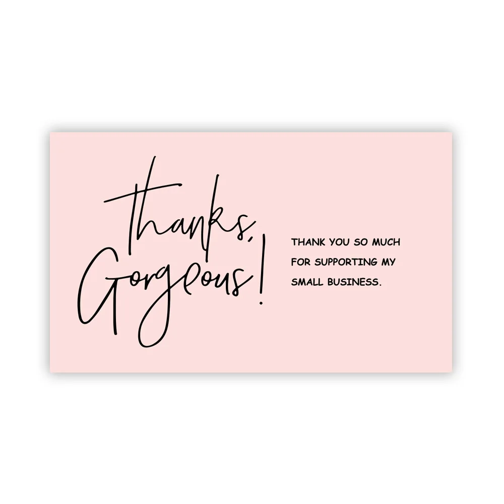 10-30Pcs Thank You Card Party Gift Shopping Purchase Thanks Greeting Cards Appreciation Card For Sellers