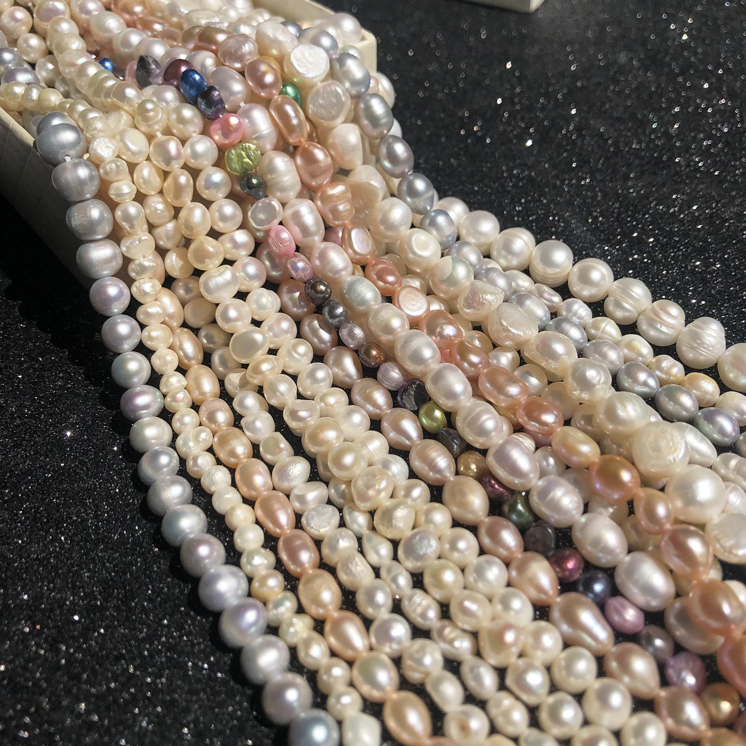 Real Natural Freshwater Pearl Irregular Cultured Small Pearls Punch Beads For Jewelry Making Diy Women's Necklace Bracelet