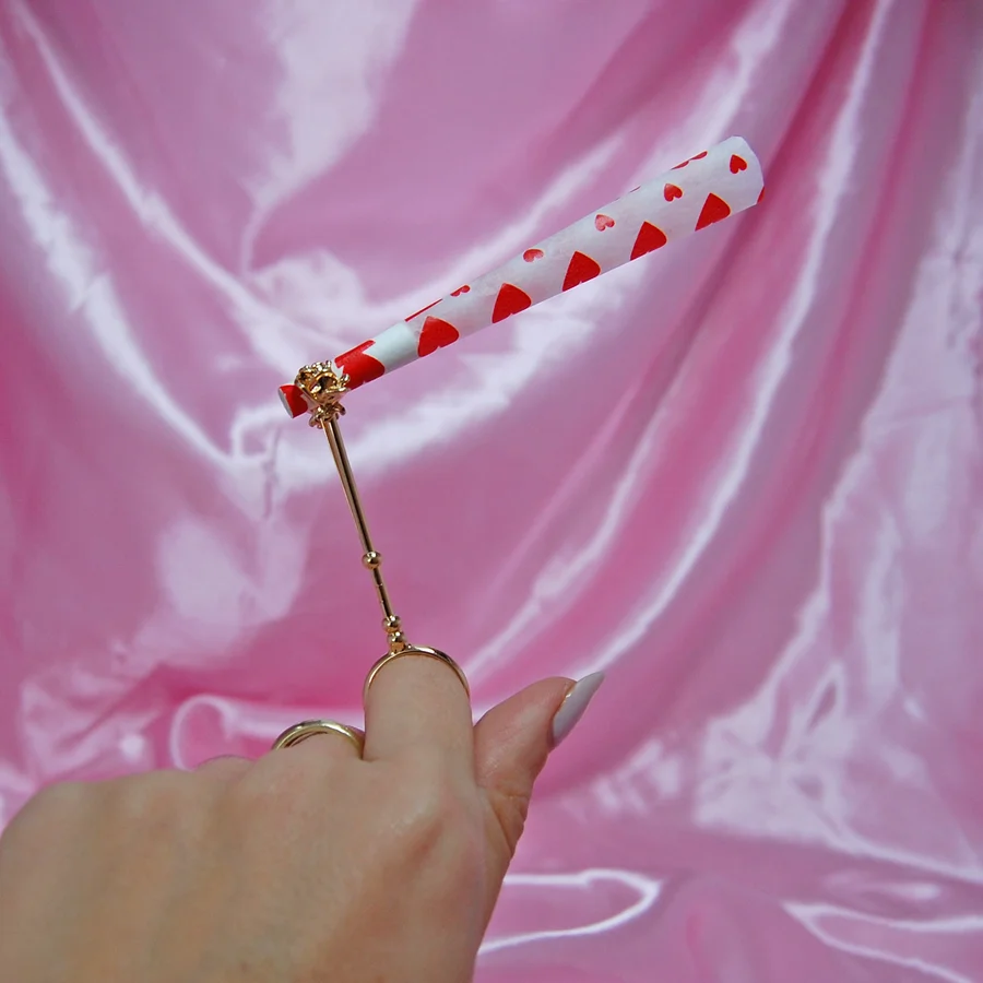 ROSE Cigarette Holder Ring