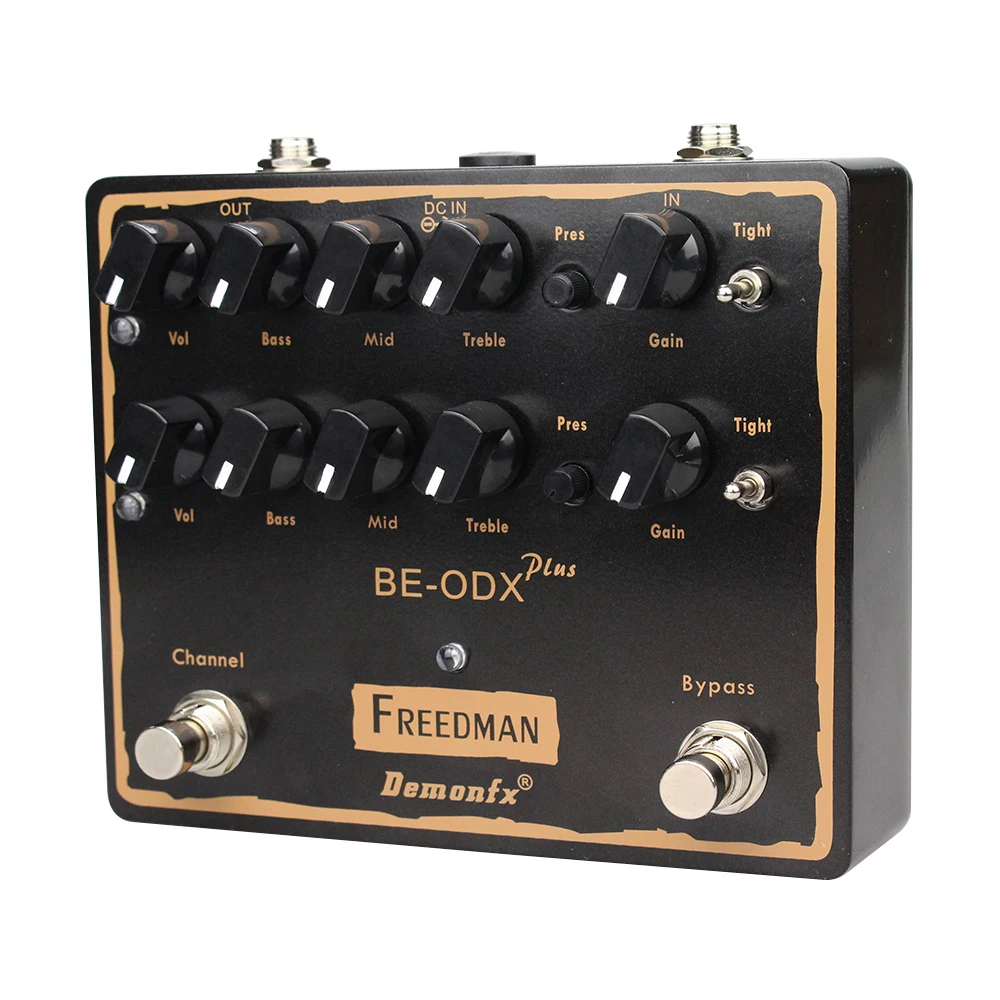 NEW DemonFX High Quality BE-ODX Plus BE-OD Deluxe Overdrive Distortion Chorus Guitar Effect Pedal Double Channel