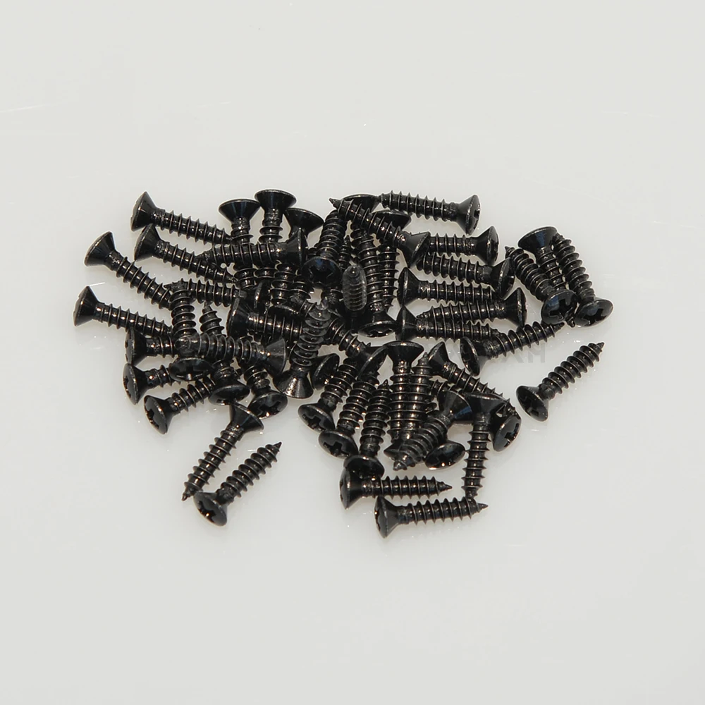 20pcs Guitar Pickguard Plate Stainless Steel Screws For ST/TL LP/SG Electric Guitar Bass Guitar Bass Screws Guitar Parts