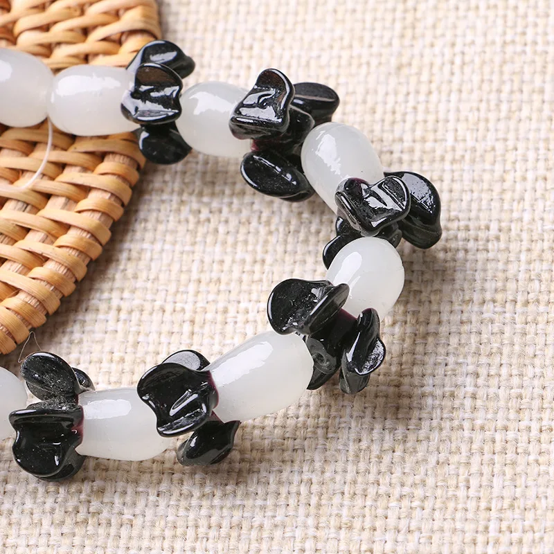 10Pcs Vegetable Cute Chinese Cabbage Handmade Lampwork Beads Glass Loose Beads For Jewelry Making DIY Bracelet Necklace Craft