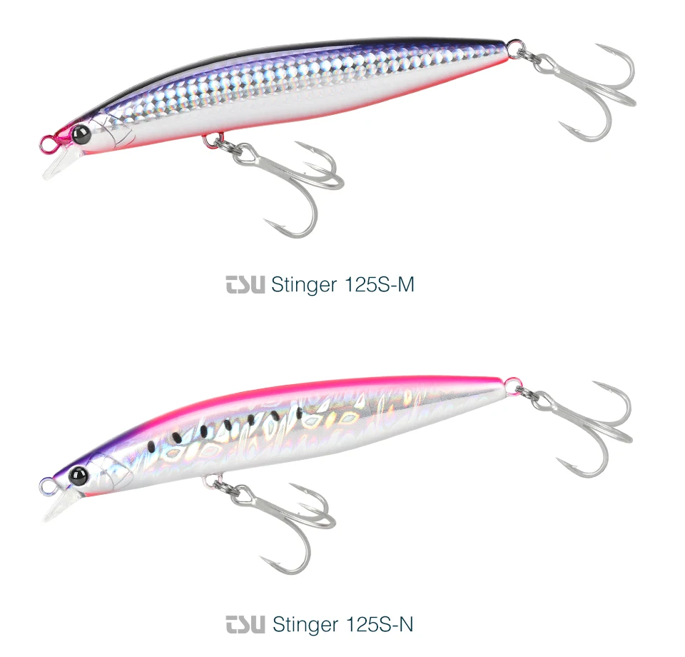 TSURINOYA 125S Ultra-long Casting Fishing Lure Stinger 125mm 28g High Strength Sinking Minnow Saltwater Artificial Hard Baits