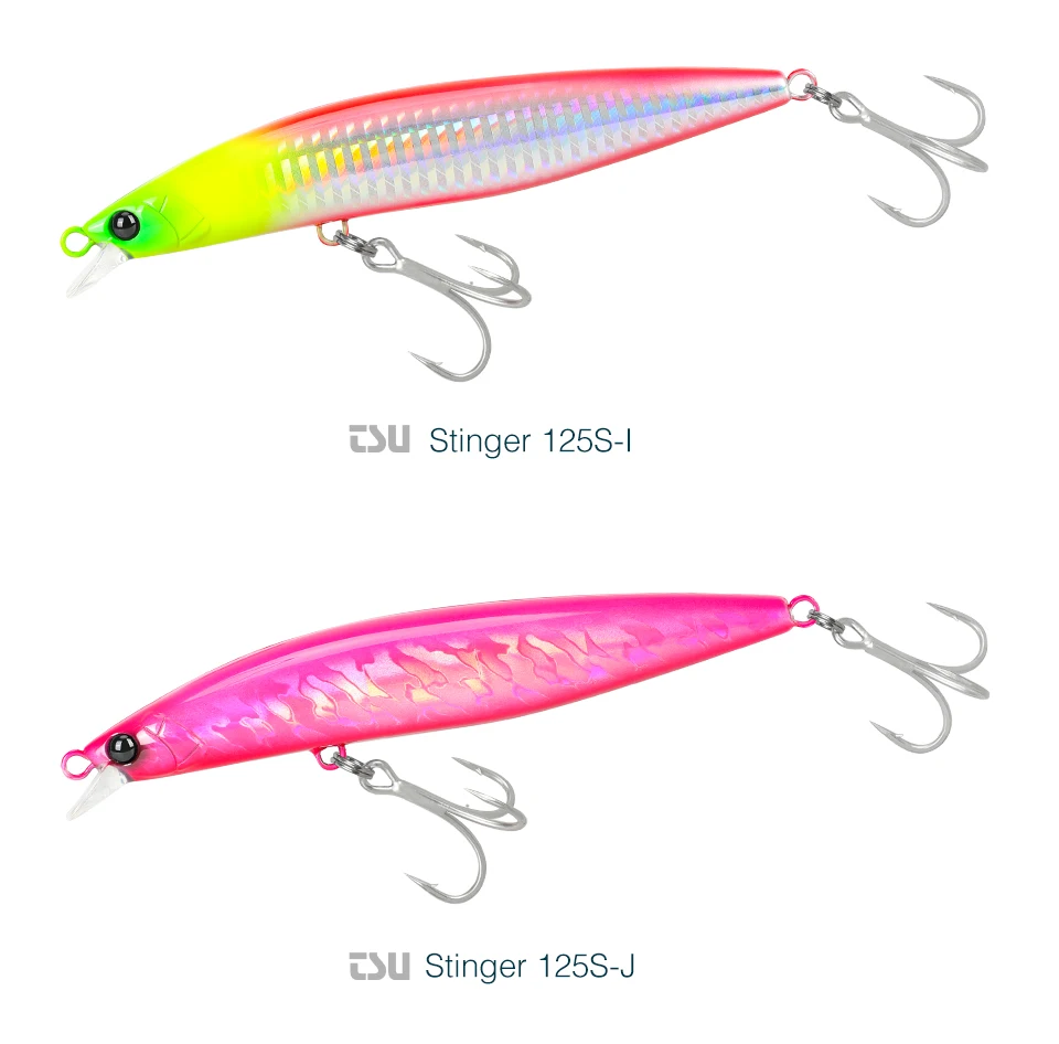 TSURINOYA 125S Ultra-long Casting Fishing Lure Stinger 125mm 28g High Strength Sinking Minnow Saltwater Artificial Hard Baits