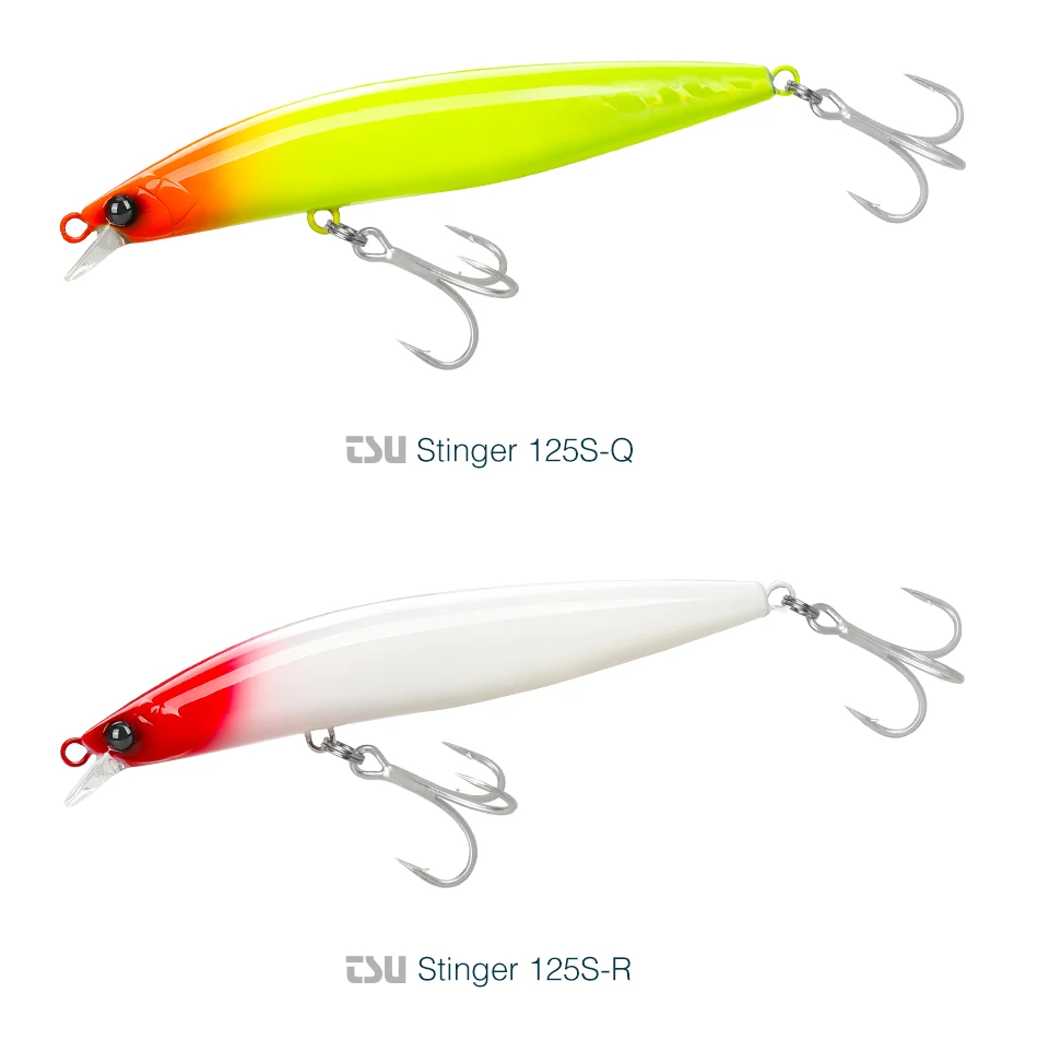 TSURINOYA 125S Ultra-long Casting Fishing Lure Stinger 125mm 28g High Strength Sinking Minnow Saltwater Artificial Hard Baits