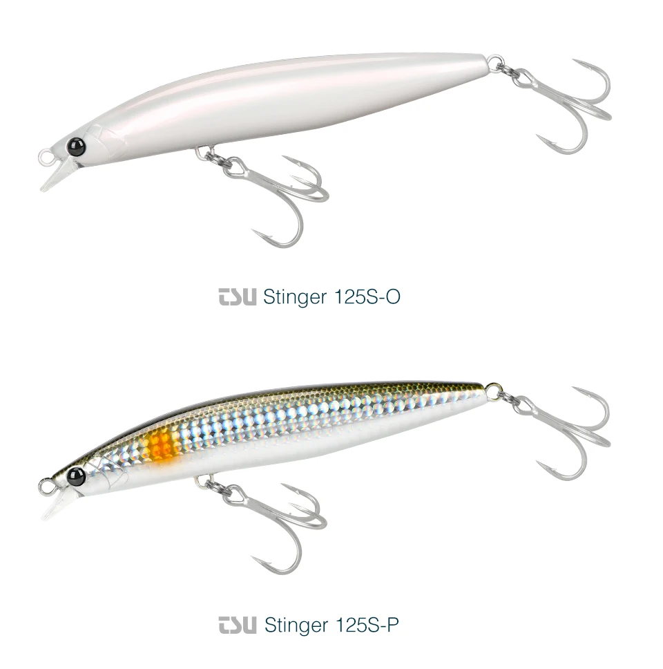 TSURINOYA 125S Ultra-long Casting Fishing Lure Stinger 125mm 28g High Strength Sinking Minnow Saltwater Artificial Hard Baits