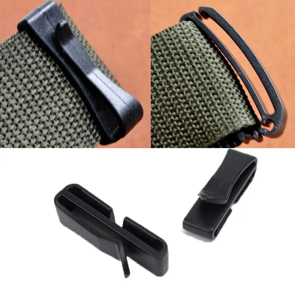 5pcs Molle Webbing Buckle Strap Belt end Clip Adjust Keeper Tactical Backpack Bag Buckles Camping Hiking Outdoor Military Attach
