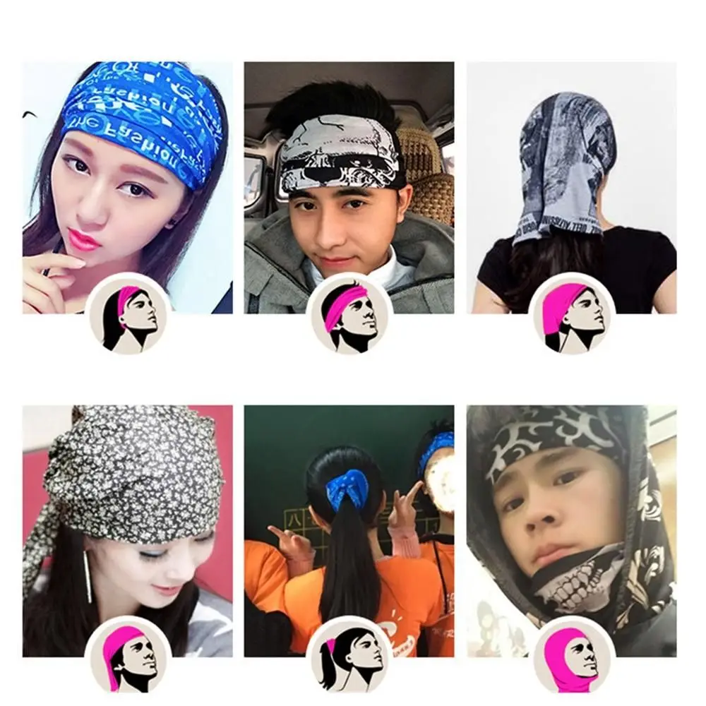 Fashion Men Women Head Face Neck Sunshade Collar Gaiter Tube Bandana Scarf Sports Headwear Scarf Dustproof Outdoor Fishing
