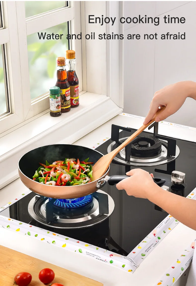 3.2Mx3.8CM Waterproof Bathroom Sink Sealing Strip Tape PVC Self Adhesive Mold Proof Wall Stickers for Kitchen Stove Toilet Gap