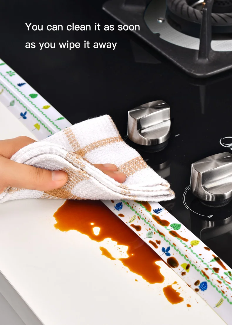 3.2Mx3.8CM Waterproof Bathroom Sink Sealing Strip Tape PVC Self Adhesive Mold Proof Wall Stickers for Kitchen Stove Toilet Gap