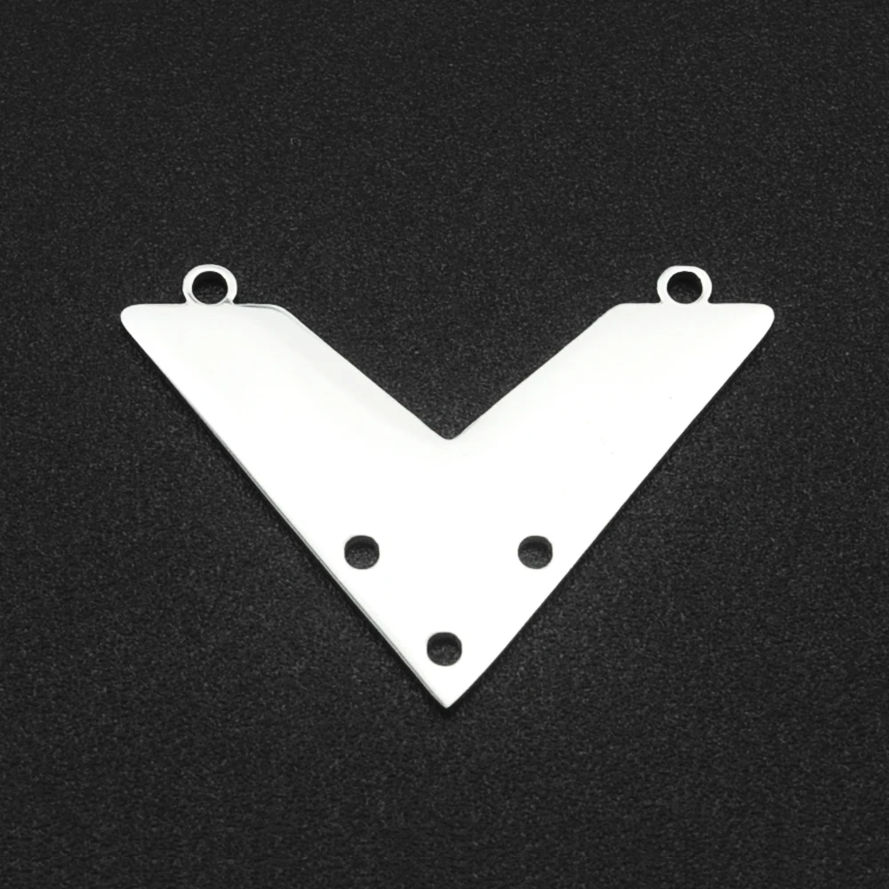 10pcs/lot 316 Stainless Steel Geometric Moon Star Waterdrop DIY Earring Connector Charm Wholesale Factory Price