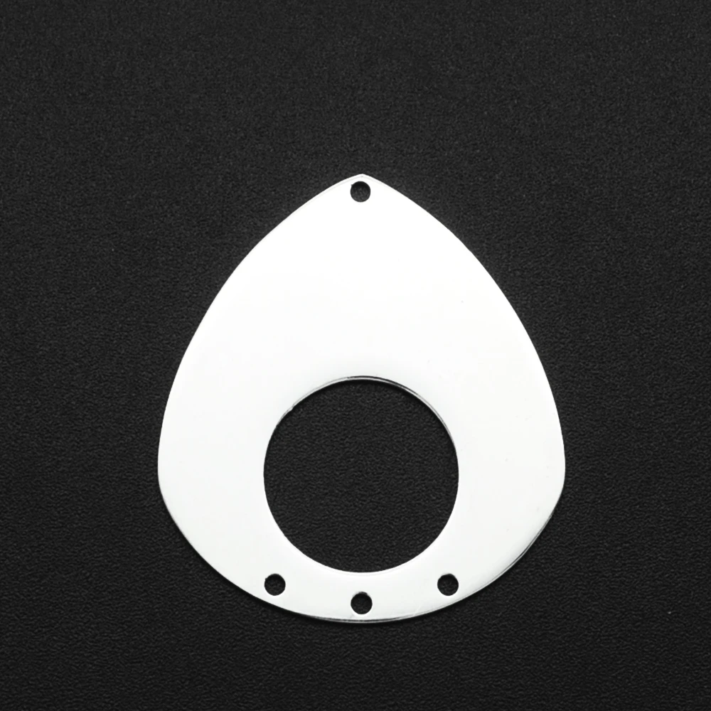 10pcs/lot 316 Stainless Steel Geometric Moon Star Waterdrop DIY Earring Connector Charm Wholesale Factory Price