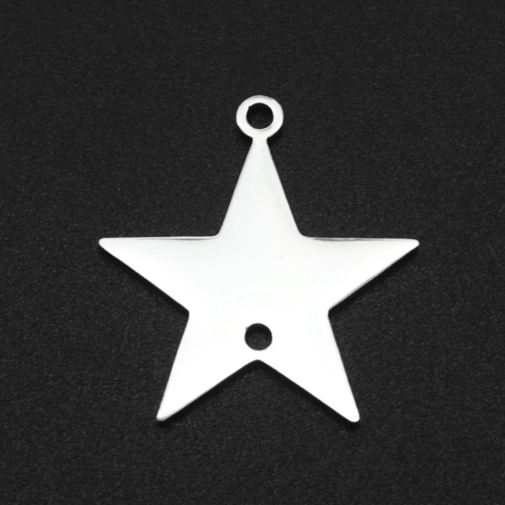 10pcs/lot 316 Stainless Steel Geometric Moon Star Waterdrop DIY Earring Connector Charm Wholesale Factory Price