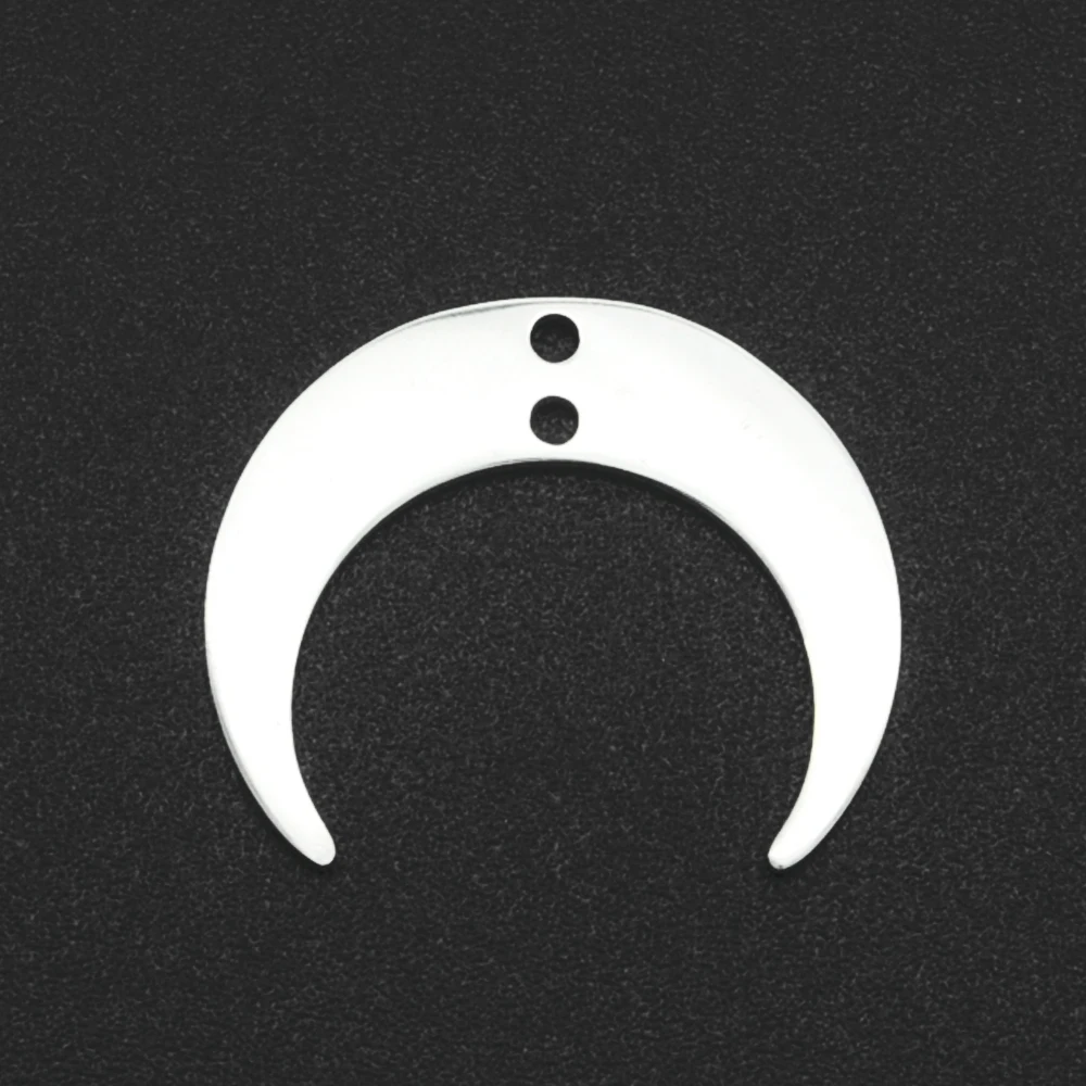 10pcs/lot 316 Stainless Steel Geometric Moon Star Waterdrop DIY Earring Connector Charm Wholesale Factory Price