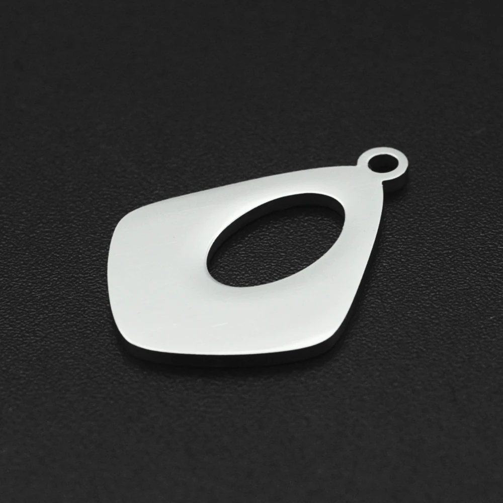 10pcs/lot 316 Stainless Steel Geometric Moon Star Waterdrop DIY Earring Connector Charm Wholesale Factory Price