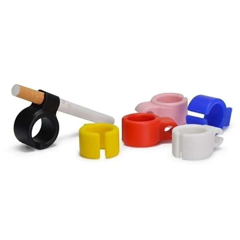 Silicone Ring Finger Hand Rack Cigarette-Holder Creative Cigarette-Holder Ring Rack for Regular Smoking Accessories Wholesale