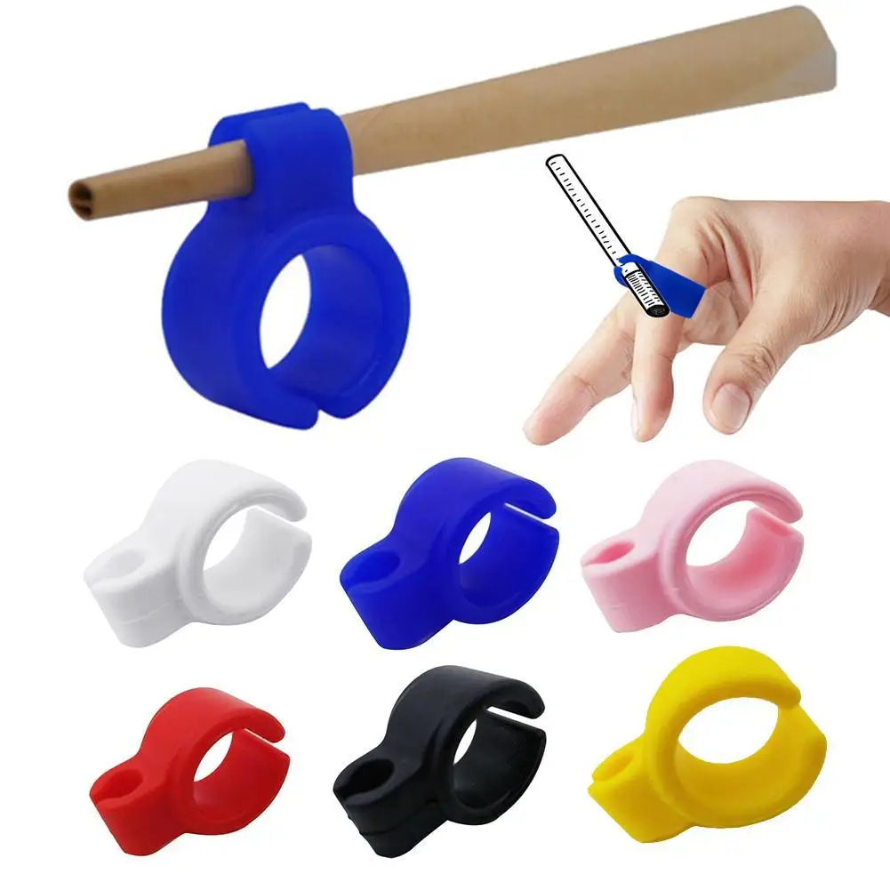 Silicone Ring Finger Hand Rack Cigarette-Holder Creative Cigarette-Holder Ring Rack for Regular Smoking Accessories Wholesale