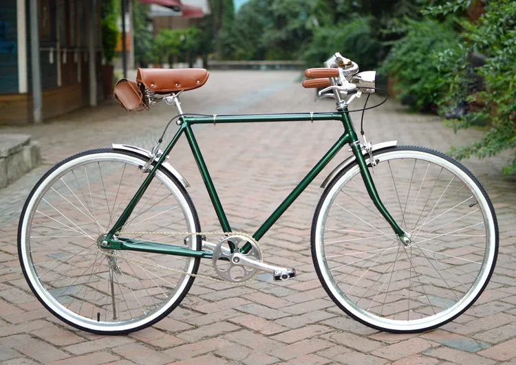 Retro Bike Fender Stainless Steel Mudguard 24/26 Inch 700C City Bicycle Fenders Silver 1Pair