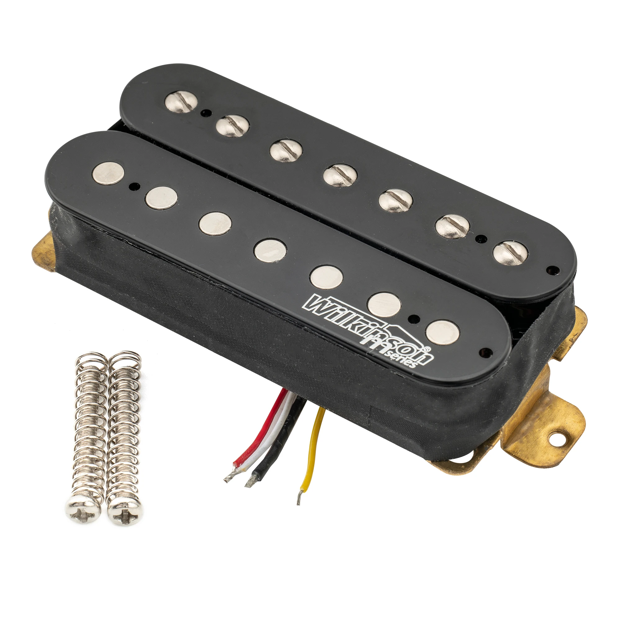 Wilkinson M Series WOH Classical Open Style Ceramic Humbucker Neck Bridge Pickup for 7-String Electric Guitar, Black