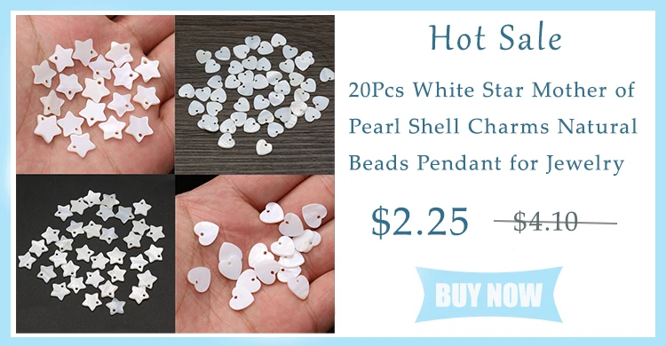 Natural Mother of Pearl Shell Pendant Charms Irregular Seashells Pendants for Jewelry Making DIY Necklace Earring Accessories