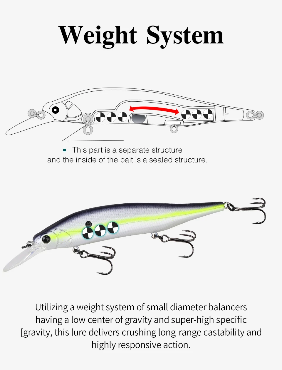TSURINOYA 115SP Suspending Minnow Jerkbait AURORA 115mm 17.2g Artificial Weight System Hard Baits Long Casting Wobbler