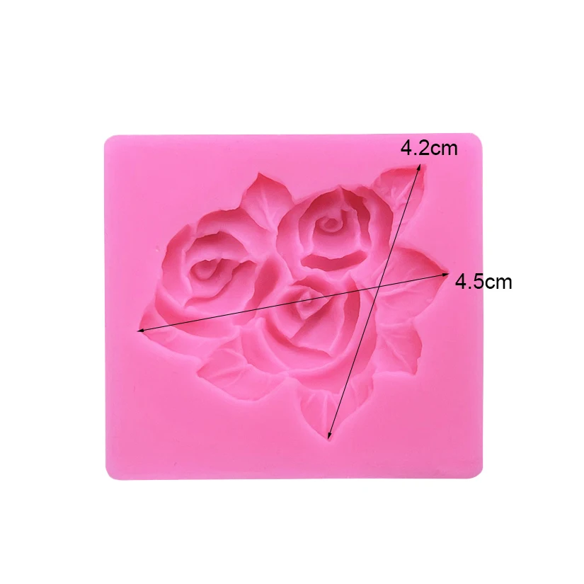 Rose Shape Silicone Mold Sugarcraft Chocolate Cupcake Baking Mold Fondant Cake Decorating Tools