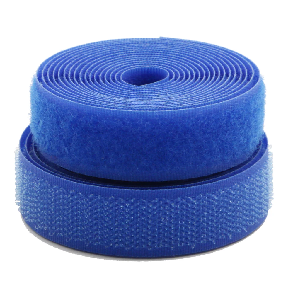 1 Pair 25mm Colorful Fastener Tape Hook and Loop Tape Cable Ties Sewing Accessories, 1 Meter/Lot