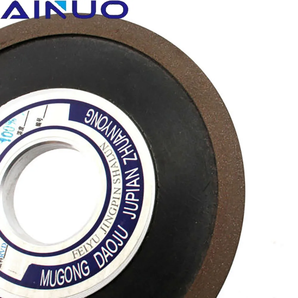 4" 5" 6" Bakelite Resin Tapered Diamond Grinding Wheel Abrasive Disc for Carbide Hard Steel