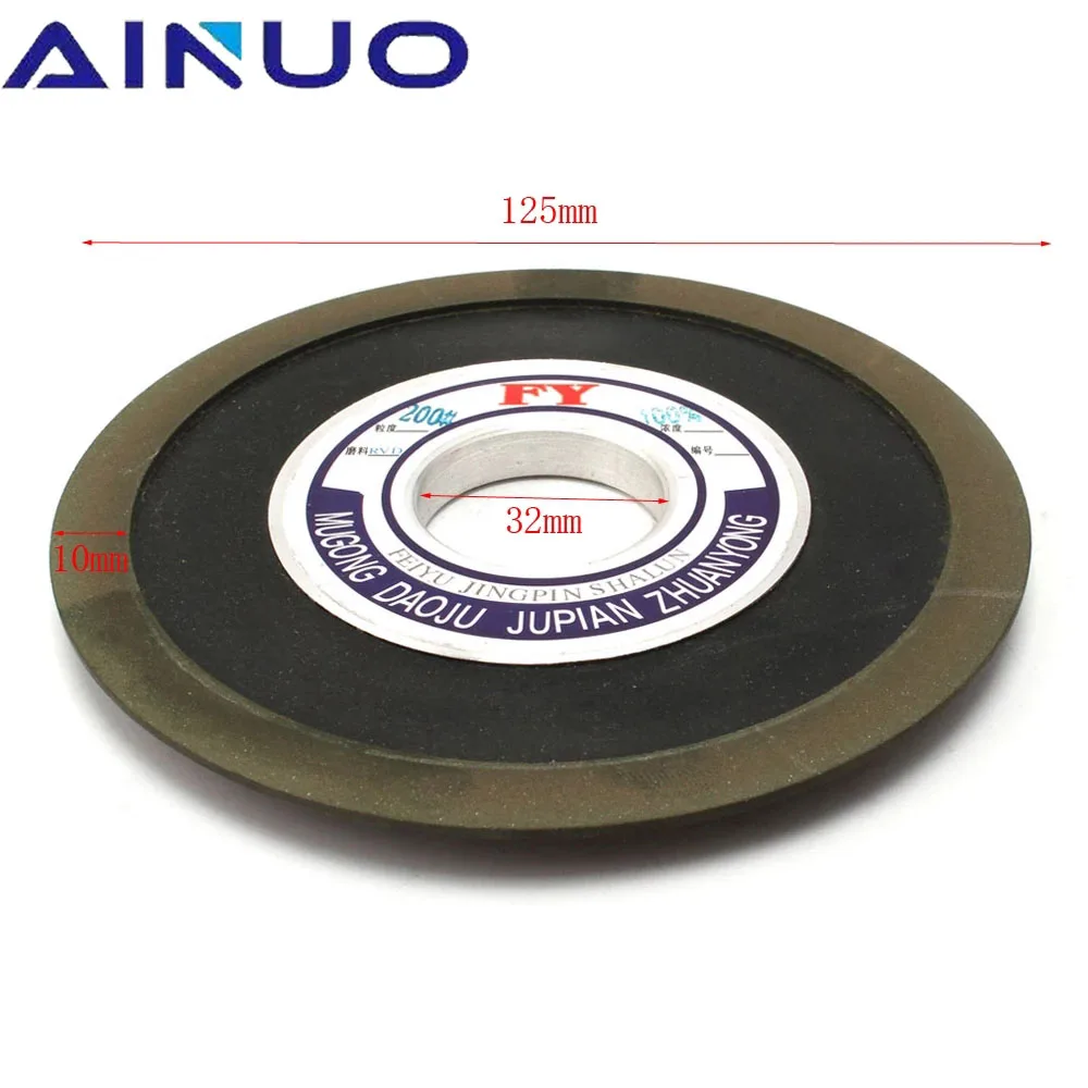 4" 5" 6" Bakelite Resin Tapered Diamond Grinding Wheel Abrasive Disc for Carbide Hard Steel