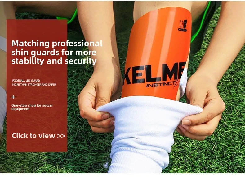 KELME Kid Soccer Socks Football Stockings Training Competition Basketball Over Knee High Breathable Sports Socks 8101WZ3001
