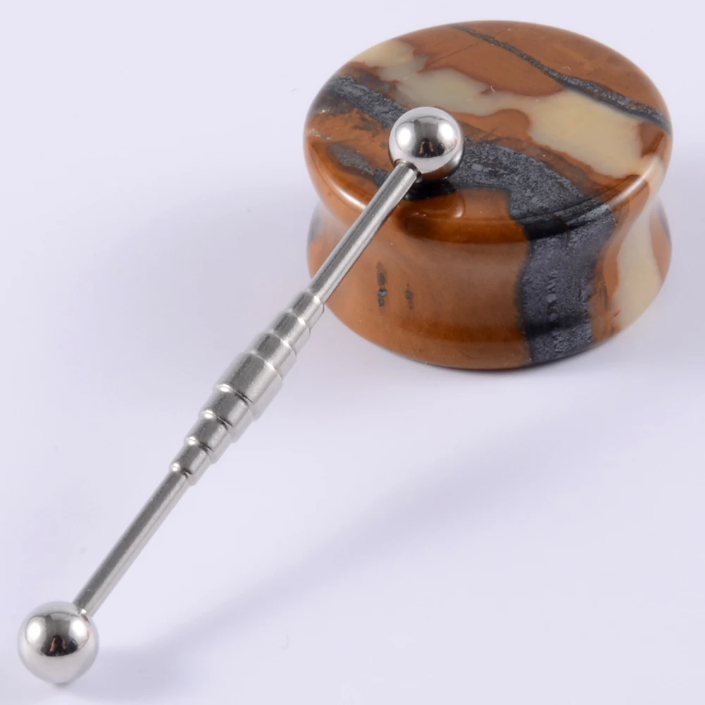 1PC Surgical Steel Industrial Barbell Ring Women Men Snake Straight Cartilage Earring Helix Unisex Ear Body Piercing Jewelry 14G