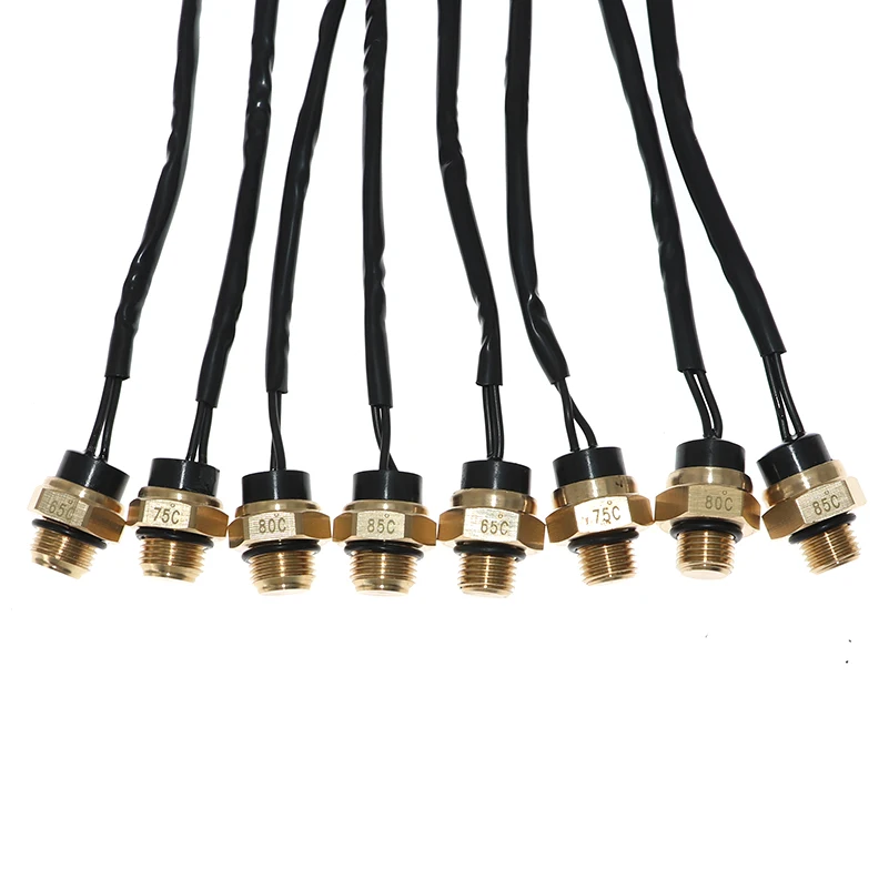 M14 M16 65/75/80/85℃ Radiator Thermal Fan Switch Water Cooled Temperature Sensor Engine Parts For ATV Quad Scooter