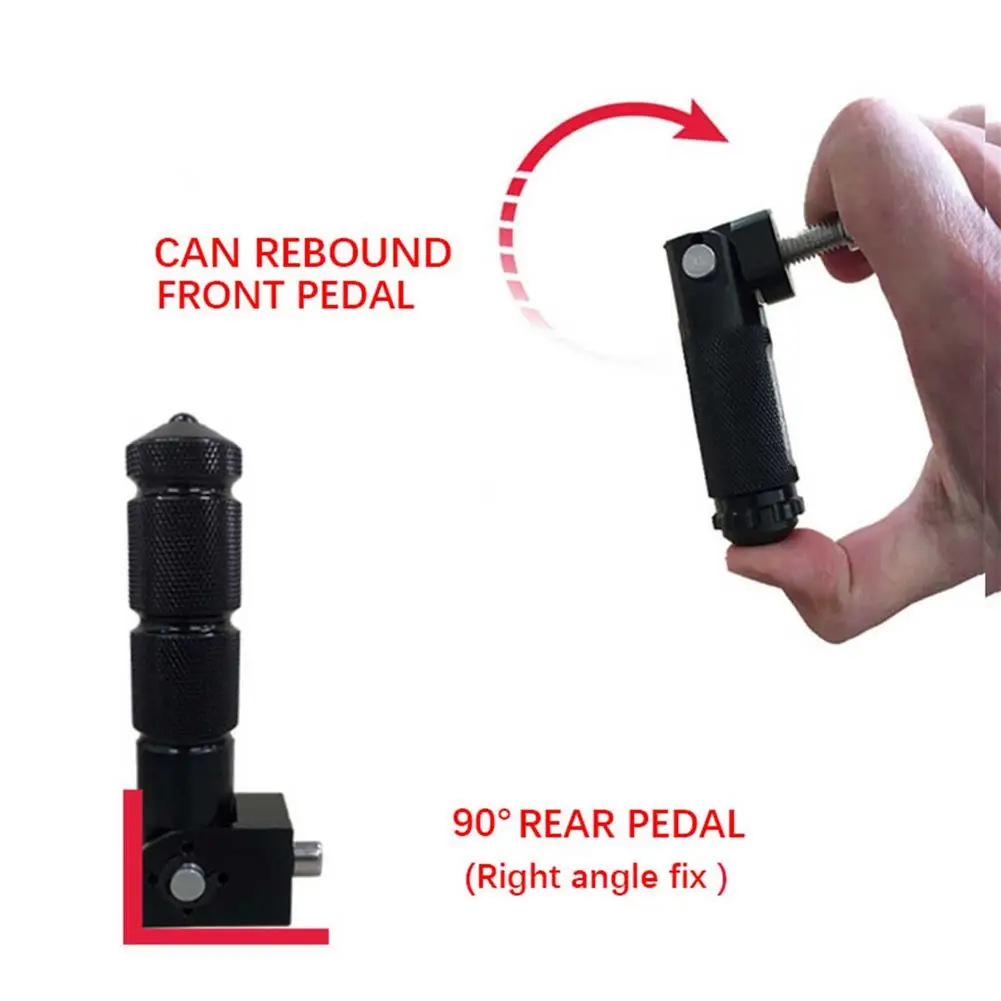 8mm Universal Pedals Folded Footrest Footpeg For Motorcycles, Bicycles, Electric Vehicles, Mopeds, Karts, Scooters