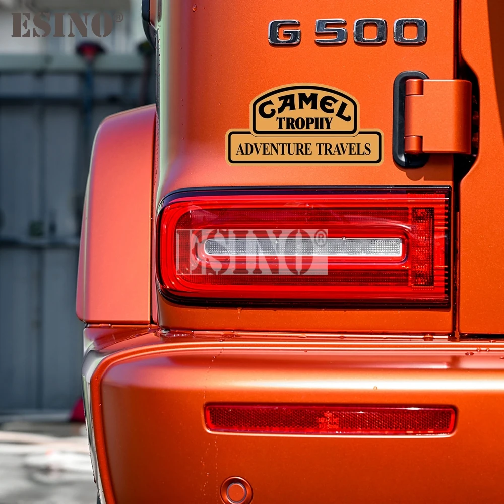 Car Styling Creative Funny Camel Trophy Decorative Sticker Cartoon PVC Decal Waterproof Car Body Mirror Fender Pattern Vinyl