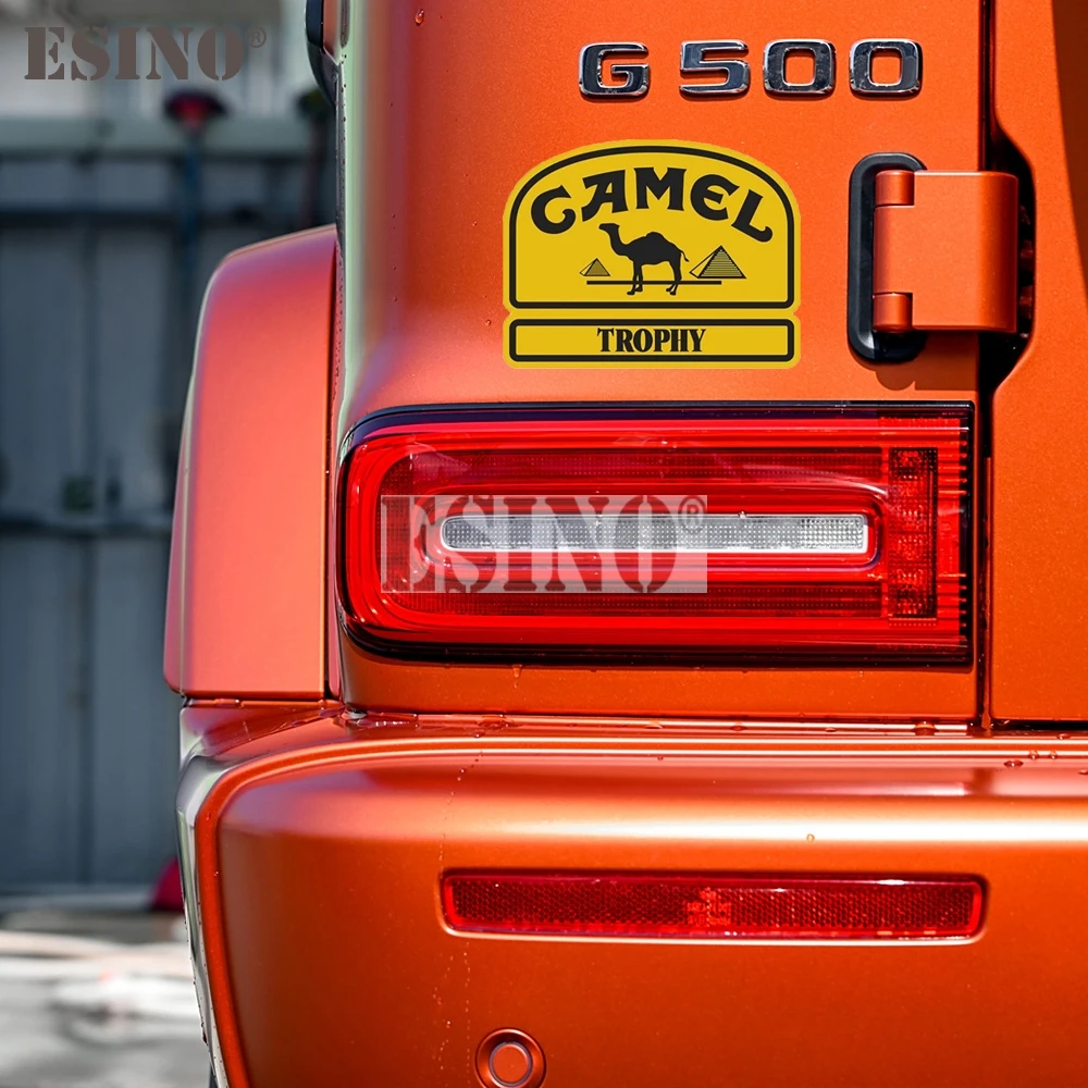 Car Styling Creative Funny Camel Trophy Decorative Sticker Cartoon PVC Decal Waterproof Car Body Mirror Fender Pattern Vinyl