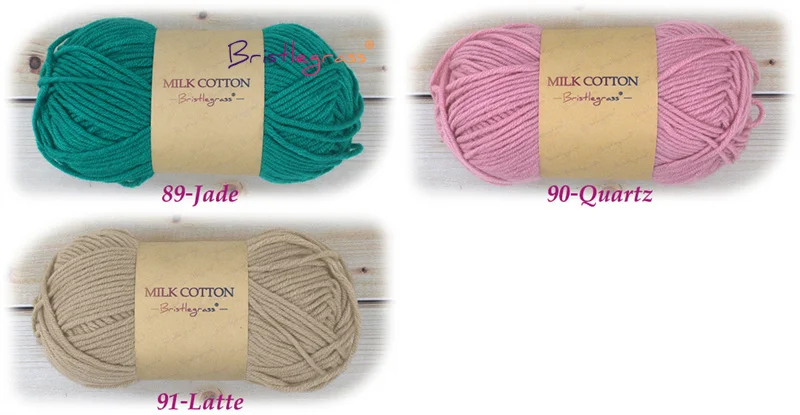 BRISTLEGRASS 1 Skein 50g Acrylic Crochet Yarn 5 Strand Milk Cotton Thread Baby Sweater Scarf Doll Fabric DIY Hand Knitting Craft