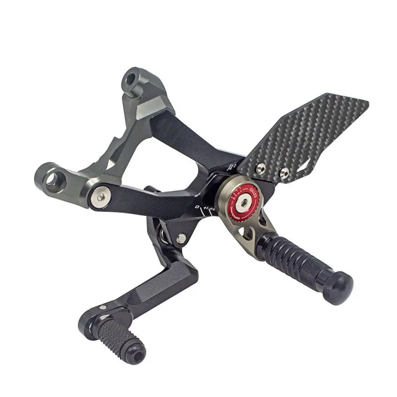 For Ducati Street Fighter V4 2018-2024 PANIGALE V4S V4 V4R V4 Motorcycle Whole CNC & Carbon Fiber Racing Rearset